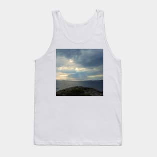 Skyscape Sun Rays in Žirje Island, Croatia Tank Top